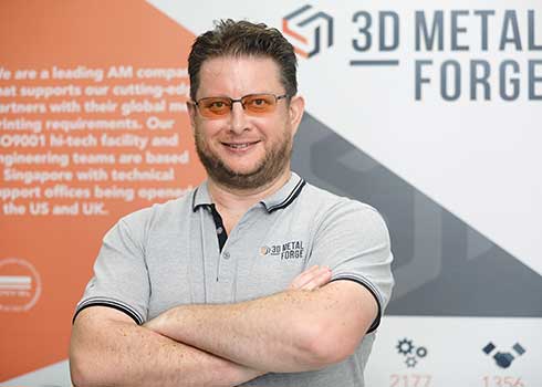 Matthew Waterhouse, CEO di 3D Metalforge