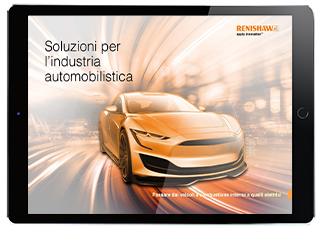 Copertina della brochure automotive per iPad