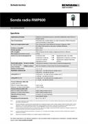 Scheda tecnica:  RMP600 - Sonda radio ad elevata accuratezza per macchine utensili