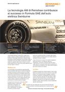 Case study:  La tecnologia AM di Renishaw contribuisce al successo in Formula SAE dell'auto elettrica Swinburne