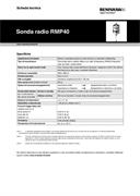 Scheda tecnica:  Sonda radio RMP40